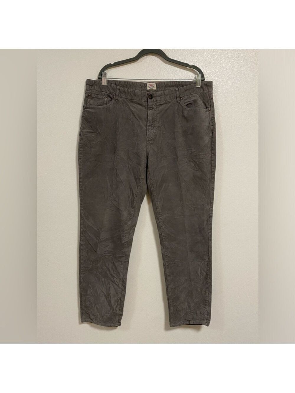 Faherty Straight leg stretch corduroy Pants grey Size 38